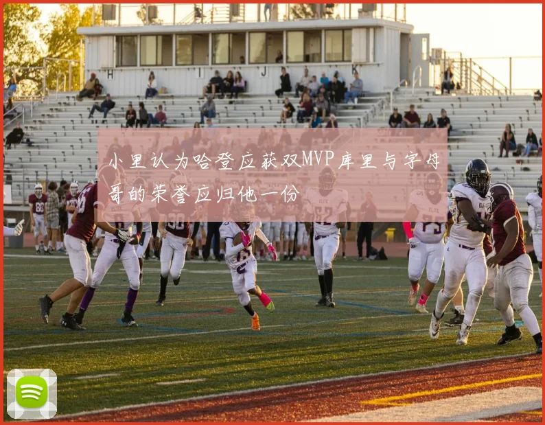 小里认为哈登应获双MVP库里与字母哥的荣誉应归他一份